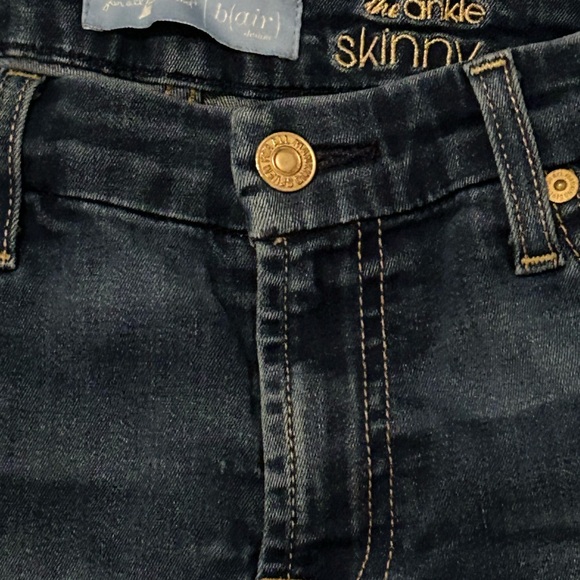 7 for all Mankind B(AIR) Authentic The Ankle Skinny Denim Jeans Size 28 - Picture 4 of 12